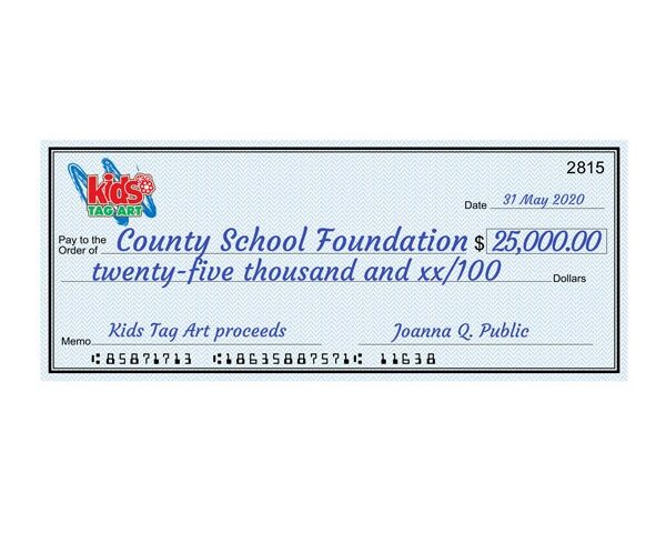 oversized checks