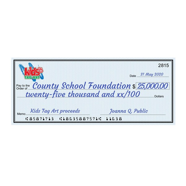 oversized checks