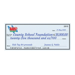 oversized check